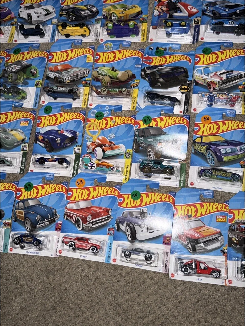 Huge Lot Of Hot Wheels Cars NIB
